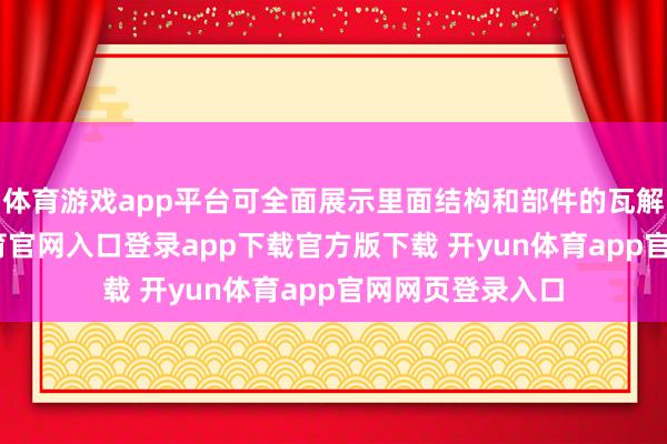 体育游戏app平台可全面展示里面结构和部件的瓦解情况-开yun体育官网入口登录app下载官方版下载 开yun体育app官网网页登录入口
