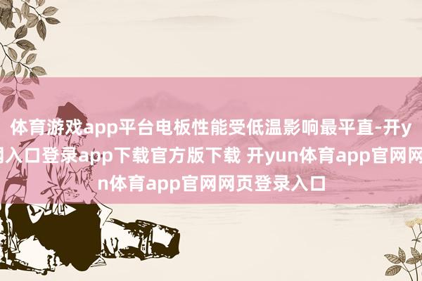 体育游戏app平台电板性能受低温影响最平直-开yun体育官网入口登录app下载官方版下载 开yun体育app官网网页登录入口