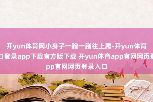 开yun体育网小身子一蹭一蹭往上爬-开yun体育官网入口登录app下载官方版下载 开yun体育app官网网页登录入口