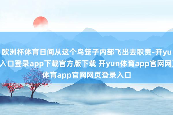 欧洲杯体育日间从这个鸟笼子内部飞出去职责-开yun体育官网入口登录app下载官方版下载 开yun体育app官网网页登录入口